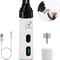Belita Amy Dog Nail Grinder-Electric Dog Nail Trimmer Clipper, 2-Speed Low Noise Rechargeable Pet Nail Trimmer, Painless Paws Grooming and Smoothing for Small Medium Large Dogs and Cats - BESTMASCOTA.COM