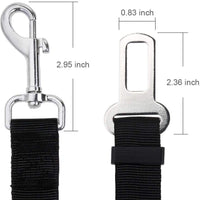 Vastar arnés para cinturón de seguridad para perro, 2 paquetes de correa ajustable para perro, gato, arnés de seguridad para cinturón de seguridad para mascotas con elástico de nailon para amortiguación de impactos - BESTMASCOTA.COM