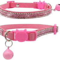 DAIHAQIKO - Collar para gato con campana, ajustable, diseño de gatitos - BESTMASCOTA.COM