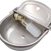 M.Z.A - Cuenco automático de acero inoxidable con válvula flotante para caballo de ganado, gato de caballo, cerdo, perro - BESTMASCOTA.COM