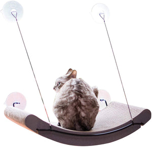 K&H Pet Products EZ Mount Scratcher Kitty Sill Cradle, Bronceado - BESTMASCOTA.COM