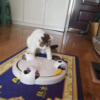 Juguete interactivo automático para gato o gatito, juguete electrónico ajustable con pilas - BESTMASCOTA.COM