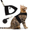 PUPTECK X-Figura Arnés para gato con correa – cuello ajustable a prueba de escape, chaqueta de malla para gatitos, cachorros - BESTMASCOTA.COM