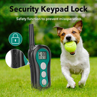 Collar de entrenamiento para perros – 1000 pies recargable collar de choque con mando a distancia, 3 modos de entrenamiento, 0 ~ 99 niveles de pitido y vibración y choque, no daña el cuello de choque impermeable para perros, apto para perros pequeños y me - BESTMASCOTA.COM