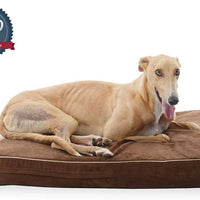 Laifug - Cama ortopédica de espuma viscoelástica para perro con forro impermeable duradero y funda extraíble lavable - BESTMASCOTA.COM