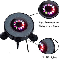 OIIKURY Lámpara de acuario de burbujas sumergible para pecera, luz LED que cambia de color, lámpara de burbuja de aire submarina - BESTMASCOTA.COM