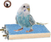 Colorido soporte para perca de pájaro, plataforma de madera natural para parque de recreo, molienda de patas, limpieza para mascotas, loros, parakeet, cacatías, conure Lovebirds - BESTMASCOTA.COM