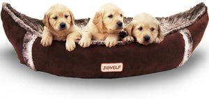 Cama ortopédica para perro JOYELF, tamaño mediano, con funda extraíble y lavable para perros pequeños a medianos y juguetes como regalo - BESTMASCOTA.COM