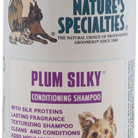 Nature's Specialties Champú acondicionador para mascotas de color ciruela sedoso, diluye hasta 24:1 fabricado en Estados Unidos - BESTMASCOTA.COM