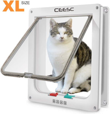 CEESC Pet Door for Cats & Doggie (Outer Size 11