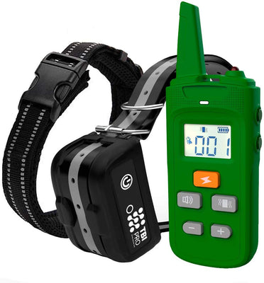 TBI Pro Professional K9 - Collar de entrenamiento para perro con mando a distancia de largo alcance con control de vibración, recargable y totalmente impermeable IPX7 para perros pequeños, medianos, grandes, todas las razas - BESTMASCOTA.COM
