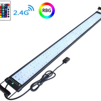 COODIA Parasol de Acuario Iluminación Cambio de Color Control Remoto Regulable RGBW Luz LED para Acuario/Tanque de Peces, Extensible (para Agua Fresca y Salada) - BESTMASCOTA.COM