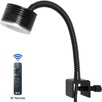Luz LED de acuario para agua salada, agua dulce, tanque plantado, abrazadera de luces para arrecife de coral, tanque de peces, con cuello de cisne - BESTMASCOTA.COM