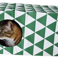 jzmyxa portátil gato bolsa de papel túnel Toy plegable Túnel para, conejos, gatos, hurones, mascota, papel, casa - BESTMASCOTA.COM