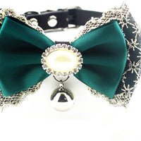 Cocopet - Collar de lujo hecho a mano con pedrería japonesa con colgante de campana para gatos disfraz de niña, color rosa (XS) - BESTMASCOTA.COM