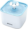 Dispensador de agua para mascotas, diseño de gato, sano, higiénico y muy silencioso, con 2 filtros de repuesto para perros, gatos, pájaros y animales pequeños, color azul - BESTMASCOTA.COM