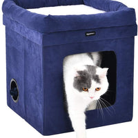 AmazonBasics - Casa plegable para gato - BESTMASCOTA.COM