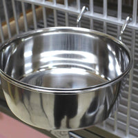 Bonka 800116 Acero Inoxidable 30 oz Jaula Coop gancho taza pájaro perro Alimentación Animal agua Tazón - BESTMASCOTA.COM