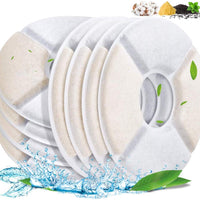 Comsmart - Filtro para fuente de agua de gato, filtro de fuente de mascotas, 3 filtros de triple filtración - BESTMASCOTA.COM