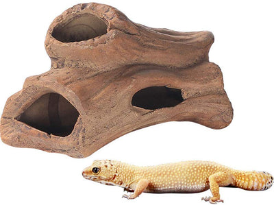 Creation Core Lizard Ocultar Rama de Cerámica Forma de Serpiente Decoración de Escalada Reptiles Hábitat Decoraciones de Acuario Plataforma Ocultos Refugio de Peces Ocultar Cuevas - BESTMASCOTA.COM