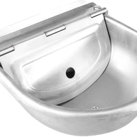 Homend - Cuenco automático para agua de granja, acero inoxidable, para caballo, ganado, cabra, oveja, perro, M - BESTMASCOTA.COM
