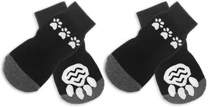 BINGPET Calcetines antideslizantes para perro, para suelos de madera dura, protectores de patas de mascotas con agarres - BESTMASCOTA.COM