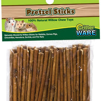 Ware Willow Pretzel Critters Sticks Pequeño Pet Chew, Tonos café - BESTMASCOTA.COM