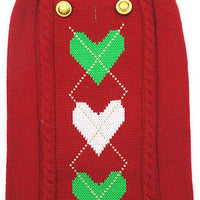 kyeese - Suéter de cuello alto para perros con cordón y agujero de correa - BESTMASCOTA.COM