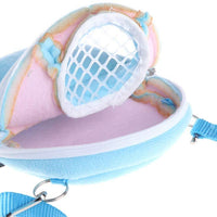 Hamsters Bolsa de transporte portátil de viaje Mochila Transpirable Outgoing Bolsa de unión para mascotas pequeñas Hedgehog, Hamsters, Sugar Glider, Chinchilla, Guinea Pig y ardilla - BESTMASCOTA.COM