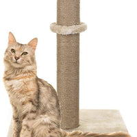Akarden rascador de gato, 360 grados, rascador de garra de gato con bola colgante, muebles de gato, felpa suave y suave, 26.3 pulgadas de altura - BESTMASCOTA.COM