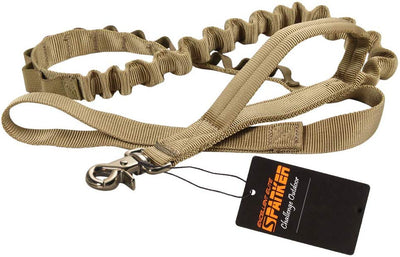 Correa táctica de nailon ajustable para perros de liberación rápida con 2 asas de control - BESTMASCOTA.COM