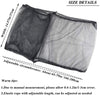 SYOOY - Funda universal para jaula de pájaros, malla de nailon, para atrapar semillas de loro, jaula de red, protector de falda, color negro - BESTMASCOTA.COM