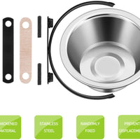 POPETPOP - Comedero para pájaros y agua con soporte para abrazadera, para cacatúas, conuras, periquitos, loros, guacamayos, pájaros, chinchillas, animales pequeños - BESTMASCOTA.COM