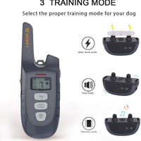 WOPET Dog Training Collar, 1500ft Remote Dog Shock Collar, 100% Waterproof and Rechargeable with Electric/Shock/Vibra/Beep Control Collar for Small Medium Large Dogs - BESTMASCOTA.COM