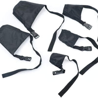 Idepet - Juego de bozales para perro, 5 unidades, cubierta ajustable para boca de perro, bozales antimordeduras para perros pequeños, medianos y grandes - BESTMASCOTA.COM