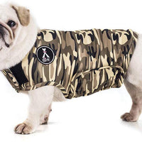 X@HE - Chaleco de alivio de ansiedad para perro, chaleco para mantener la comodidad, chaleco para perros de talla XS, M, L, XL, azul marino, gris, rosa, rojo y camuflaje - BESTMASCOTA.COM