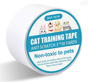 Cinta disuasoria para gatos I-pure items – Cinta antiarañazos para entrenamiento de gatos – 3 pulgadas x 30 yardas de doble cara para alfombras, alfombras, muebles, sofás, puertas - BESTMASCOTA.COM