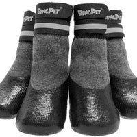 BINGPET - Calcetines para perro, para suelos de madera dura, antideslizantes, impermeables, con correas reflectantes, control de tracción - BESTMASCOTA.COM