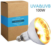 AMZCOOL UVB and UVA Reptile Heat Lamp Bulb Truly Sun-Like Bright Heat for Reptiles, Amphibian and Birds - BESTMASCOTA.COM