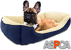 Cama para perro, motivo a rayas de ASPCA, micro tecnología, 28 por 20 por 8 pulgadas - BESTMASCOTA.COM