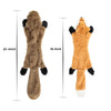 Juguete para perro de Nocciola, sin relleno, juguete para perro de felpa chirriante, duradero, sin relleno, juguete para masticar para perros medianos y grandes, paquete de 5 - BESTMASCOTA.COM
