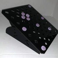 Soporte de rejilla ajustable de acrílico negro y soporte para skimmer - BESTMASCOTA.COM