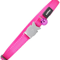 Collar clásico para gatos Red Dingo, un tamaño funciona para todos - BESTMASCOTA.COM