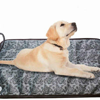 RIOGOO Pet Heating Pad Large, Dog Cat Electric Heating Pad Indoor Waterproof Adjustable Warming Mat with Chew Resistant Steel Cord - BESTMASCOTA.COM