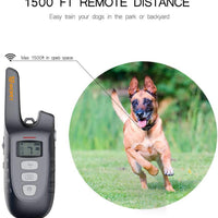 WOPET Dog Training Collar, 1500ft Remote Dog Shock Collar, 100% Waterproof and Rechargeable with Electric/Shock/Vibra/Beep Control Collar for Small Medium Large Dogs - BESTMASCOTA.COM