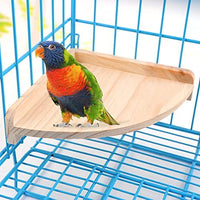 Mrli - Soporte de madera para pájaros y percas para animales pequeños, loros, periquitos, cacatúas, periquitos, ratas, ratones, chinchillas, hámsteres, jaulas, accesorios, ejercicios, juguetes, sector - BESTMASCOTA.COM