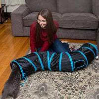 PetLike S Way - Túnel plegable para gato, juguete con bola - BESTMASCOTA.COM