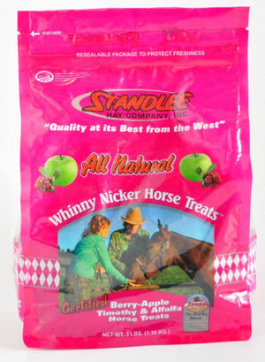 standlee heno Company whinny NICKER Apple Berry caballo Treat, 3-Pound - BESTMASCOTA.COM