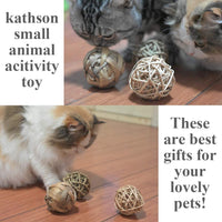 Pequeños Animales Actividad juguete, bolas, Natural Masticar bola divertido del animal doméstico - BESTMASCOTA.COM