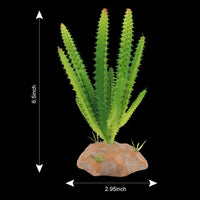 SLSON - Adorno para plantas de reptiles, decoración de terrario, cactus de plástico, para decoración de plantas de Lizard Gecko - BESTMASCOTA.COM